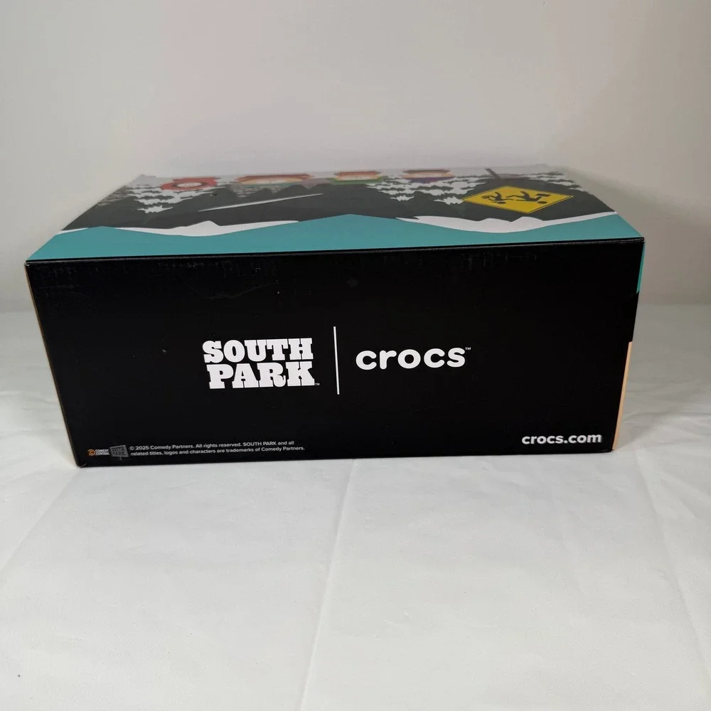 Crocs South Park Classic Clog Multi Green Blue White 211509-90H Mens 8 Womens 10